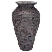 Medium Stacked Slate Urn Fountain